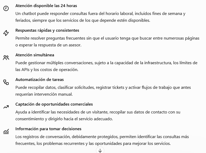 Ventajas de implementar un chatbot en una empresa
